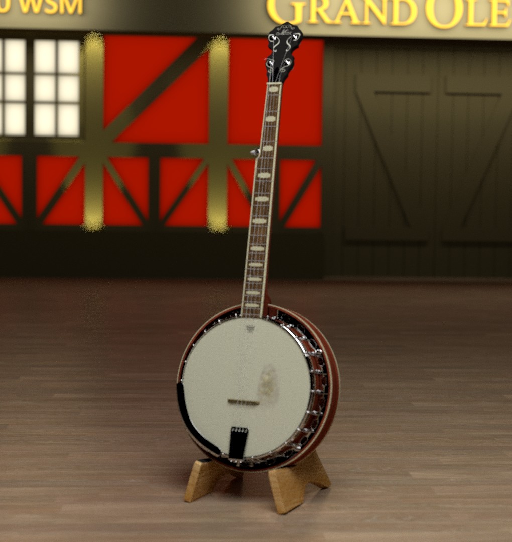Banjo and Background Scene preview image 1